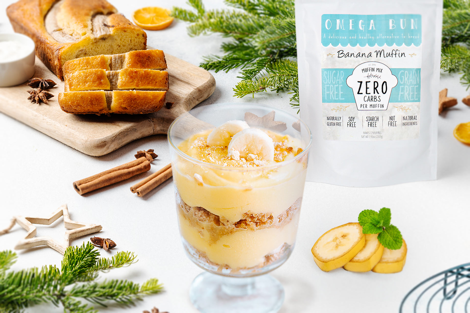 Gluten-Free Banana Bread Pudding Cups