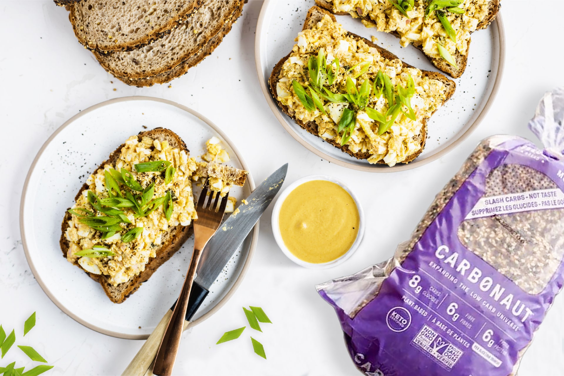 Truffled Hot Mustard Low-Carb Egg Salad
