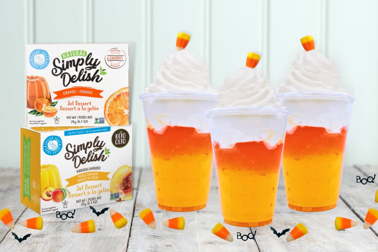 Gluten-Free Candy Corn Jello Cups