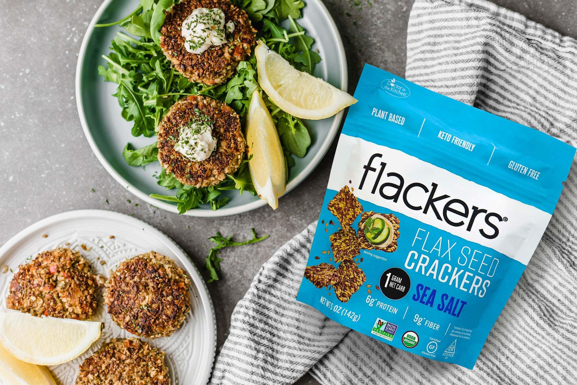 Crispy Italian Herb Salmon Cakes