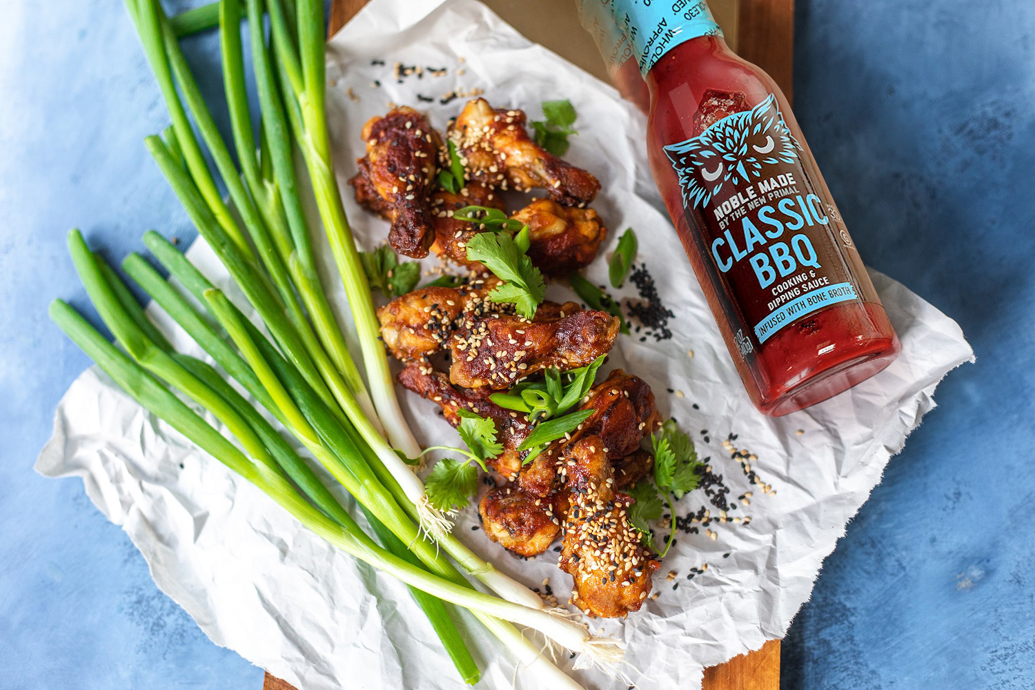 Sticky Ginger BBQ Keto Wings