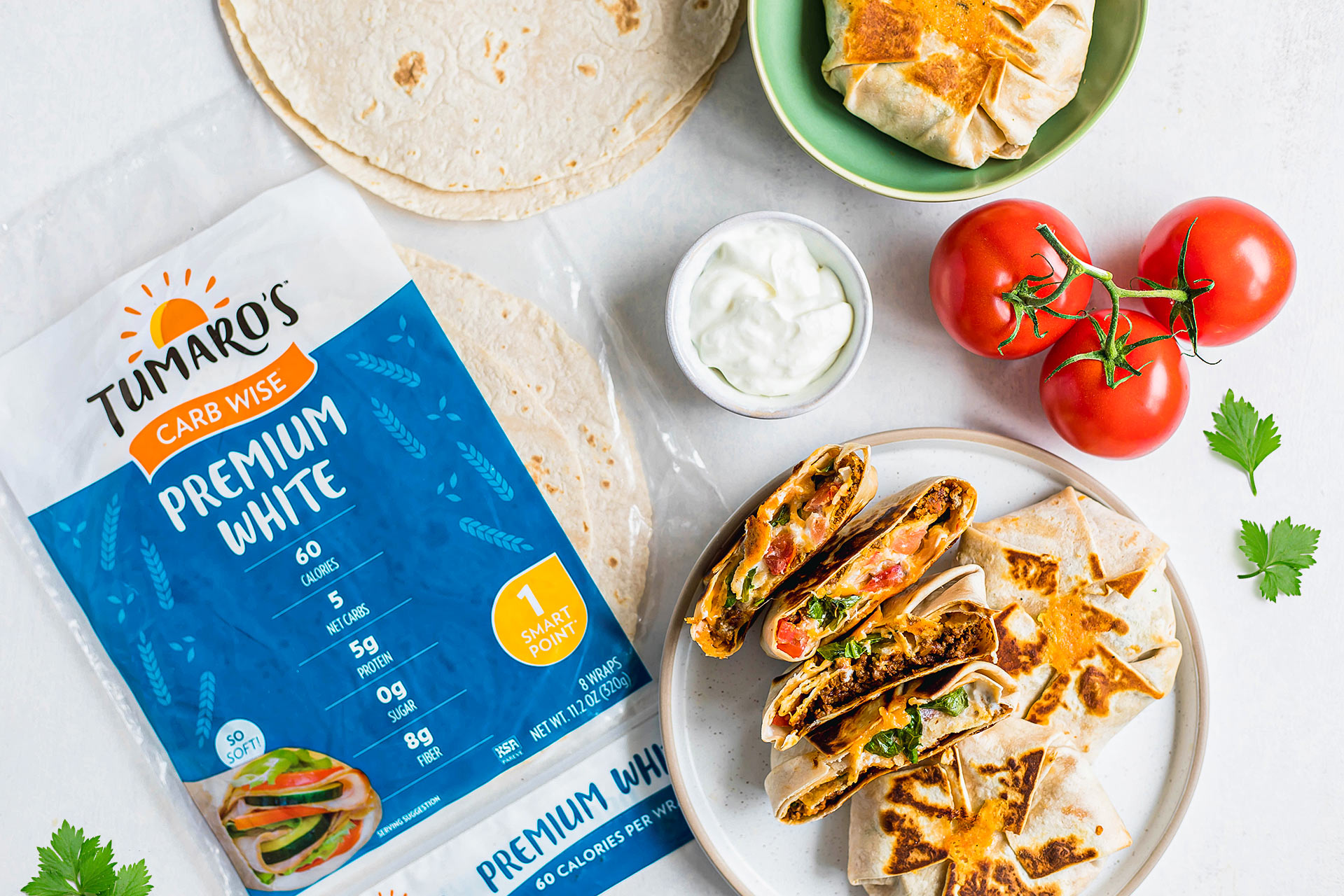 Mini Low-Carb Crunch Wraps
