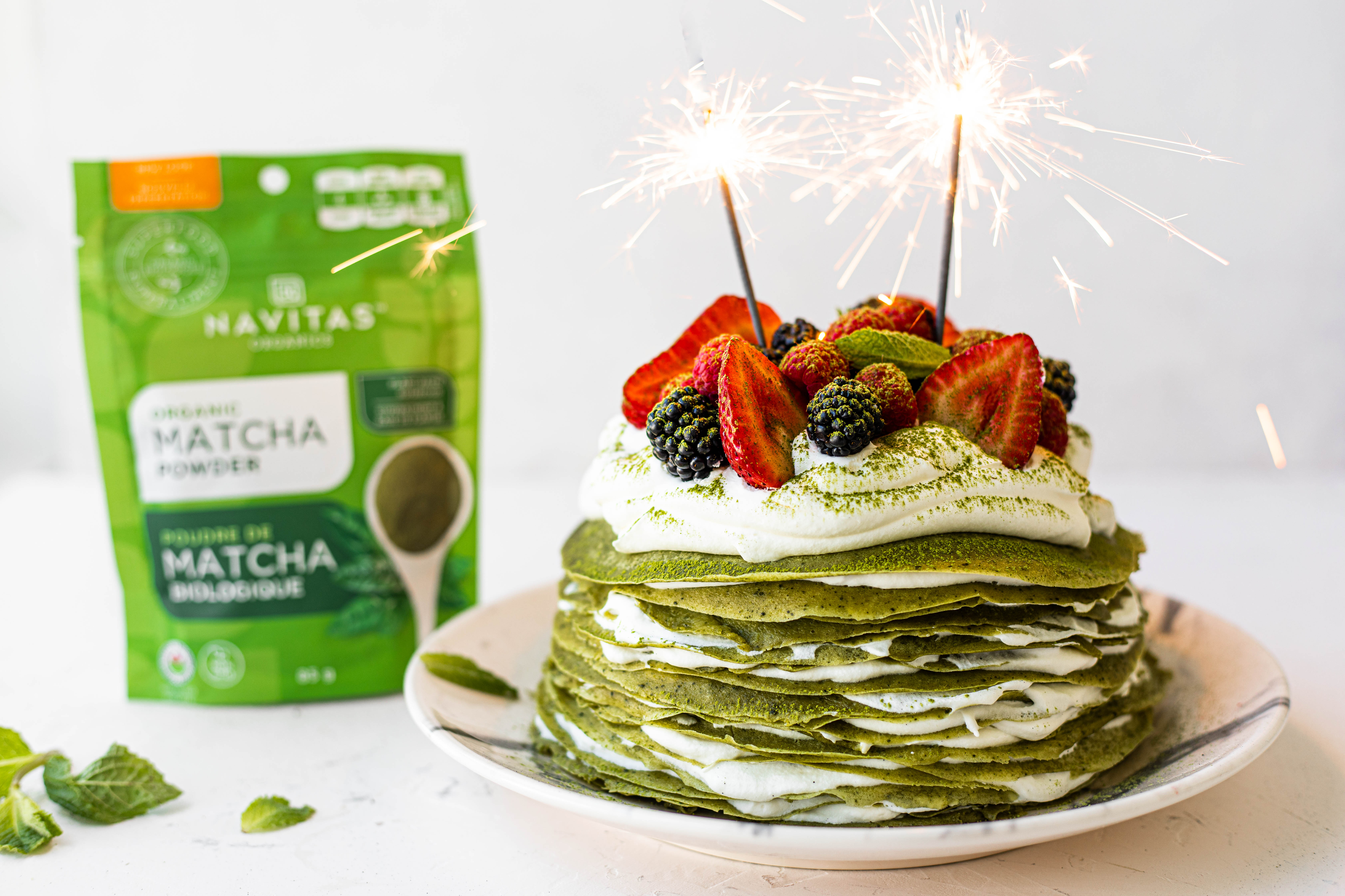 Matcha Crepe Cake