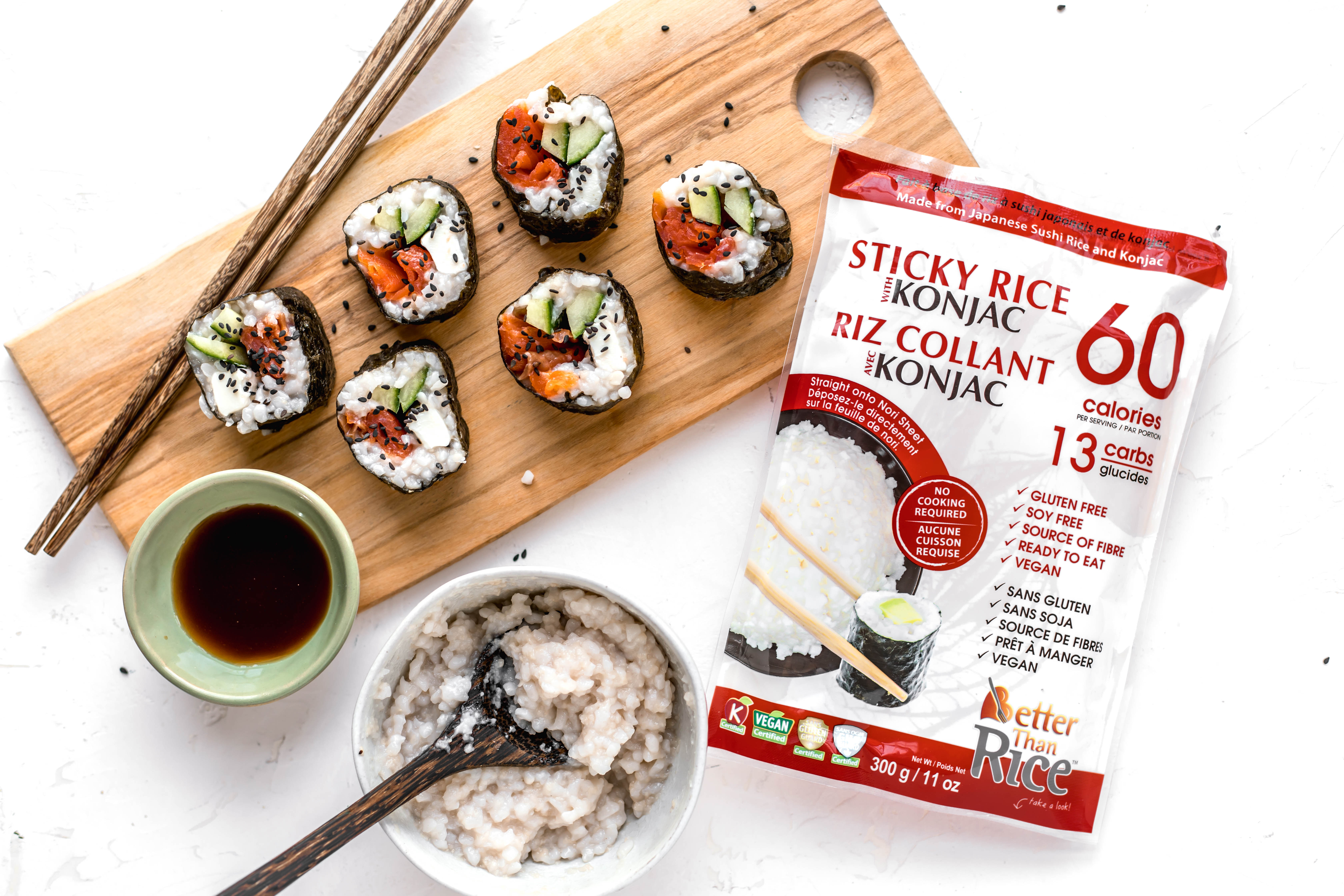 Low-Carb Philadelphia Smoked Salmon Sushi Roll