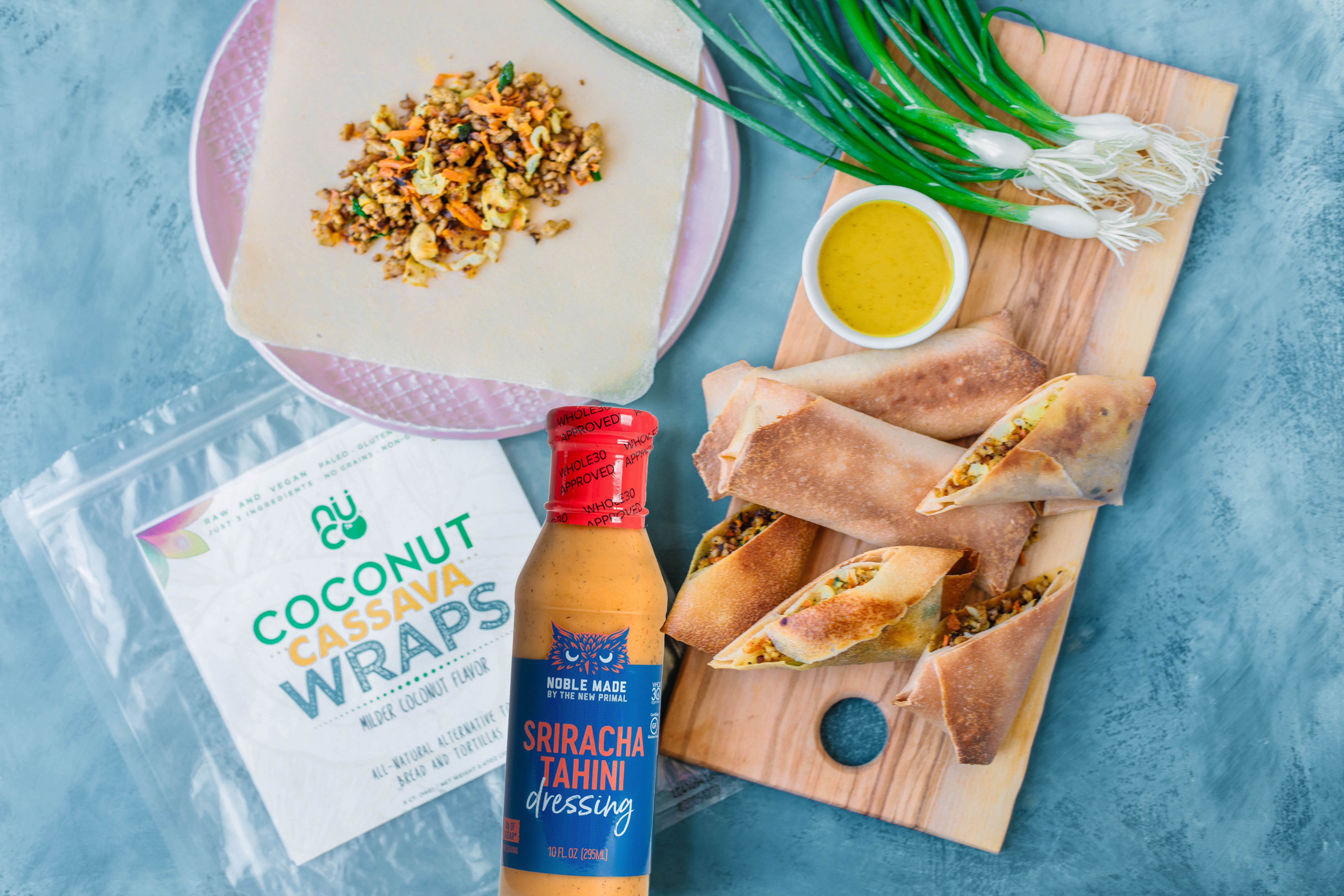 Low Carb Pork & Vegetable Spring Rolls