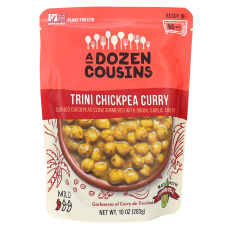 Front of A Dozen Cousins Trini Chickpea Curry, 283g