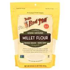 Front of Bob's Red Mill Stone Ground Millet Flour, 652g