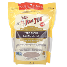 Front of Bob's Red Mill Gluten Free Teff Flour, 567g