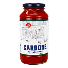 Front of Carbone Premium Tomato Sauce Tomato Basil