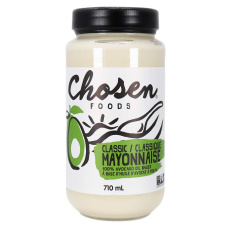 Front of Chosen Foods Classic 100% Avocado Oil Mayonnaise, 710mL