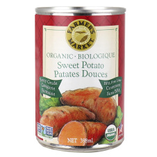 Front of Farmer's Market Organic Sweet Potato Puree, 398mL