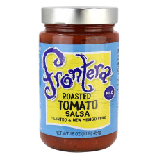 Front of Frontera Roasted Tomato Salsa With Cilantro and New Mexico Chile, 454g