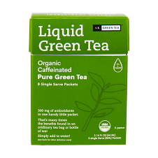 Front of I.E. Liquid Green Tea Concentrate Pure Green Tea