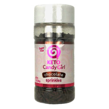 Front of Keto Candy Girl Sugar-Free Chocolate Sprinkles