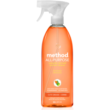 Front of method All Purpose Cleaner Clementine, 828 mL