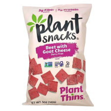 Front of Plant Snacks BEet With Goat Cheese Plant Thins