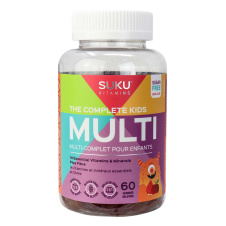 Front of SUKU Vitamins Sugar-Free Gummies The Complete Kids Multi, 60 gummies
