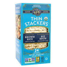 Lundberg Family Farms Thin Stackers Brown Rice Lightly Salted, 167g