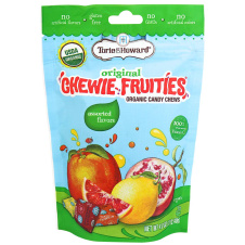 Front of Torie & Howard Original Chewie Fruities Organic Candy Chews Assorted Flavours, 113.4g