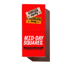 Front of Mid-Day Squares Almond Crunch, 12 Pack