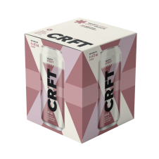 Front of CR*FT Non-Alcoholic Beer Velvety Stout, 4 Cans