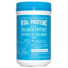 Front of Vital Proteins Pasture-Raised, Grass-Fed Collagen Peptides, 284g Back
