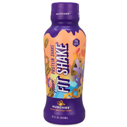 Front of Alani Nu Fit Shake Gluten Free Protein Shake Munchies