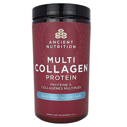 Front of Ancient Nutrition Multi Collagen Protein - Vanilla, 242g 