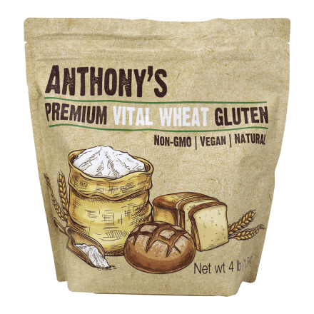 Front of Anthony's Vital Wheat Gluten