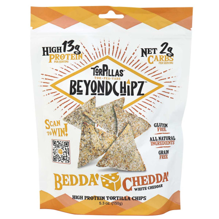 Front of BeyondChipz Bedda’ Chedda’, 150g