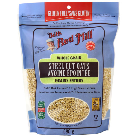 Bob's Red Mill Gluten Free Steel Cut Oats, 680g
