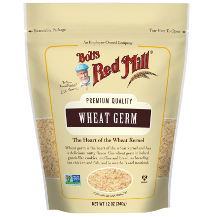 Front of Bob's Red Mill Premium Quality Wheat Germ, 340g