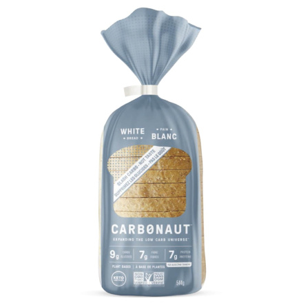 Front of Carbonaut Keto White Bread, 544g