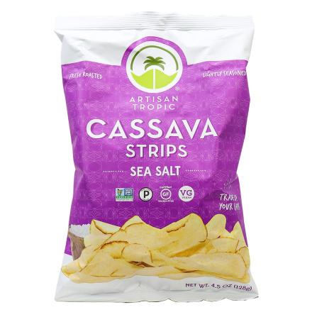 Artisan Tropic Cassava Strips Sea Salt, 128g