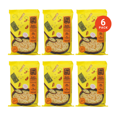 Immi Keto High Protein Ramen Noodles Black Garlic "Chicken" 6 Pack