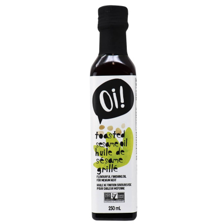Front of Oi! Toasted Sesame Oil, 250mL