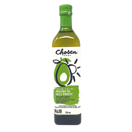 Front of Chosen Foods 100% Pure Avocado Oil