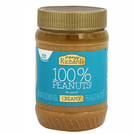 Crazy Richard's Creamy Peanut Butter, 453g
