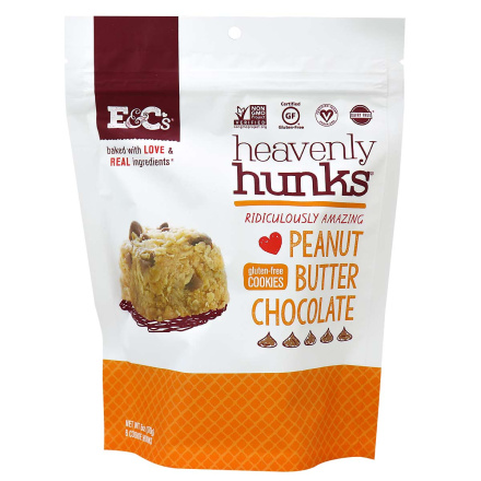 Heavenly Hunks Gluten-Free Cookies Peanut Butter Chocolate, 170g