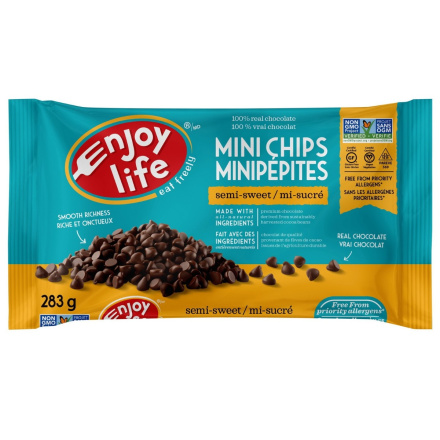 Enjoy Life Semi-Sweet Chocolate Mini Chips, 283g
