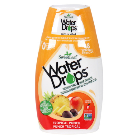 Front of Sweetleaf Tropical Punch Water Drops