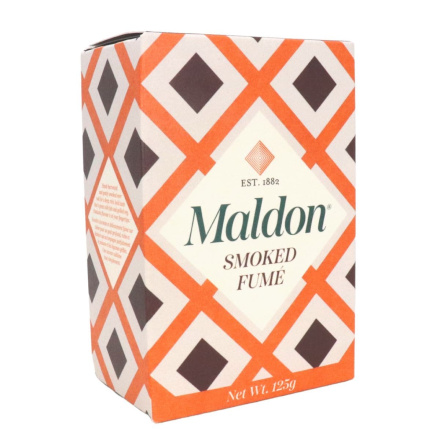 Front of Maldon Smoked Sea Salt Flakes, 125g