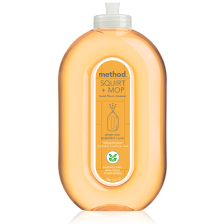 Front of method Hard Floor Cleaner Ginger Yuzu, 739 mL