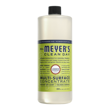 Front of Mrs. Meyer's Multi-Surface Concentrate Lemon Verbena, 946 mL