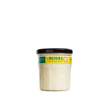 Front of Mrs. Meyer's Soy Candle Honeysuckle, 200g
