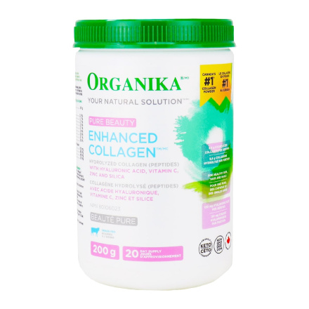 Front of Organika Enhanced Collagen Pure Beauty