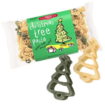 Front of Pastabilities Christmas Tree Pasta