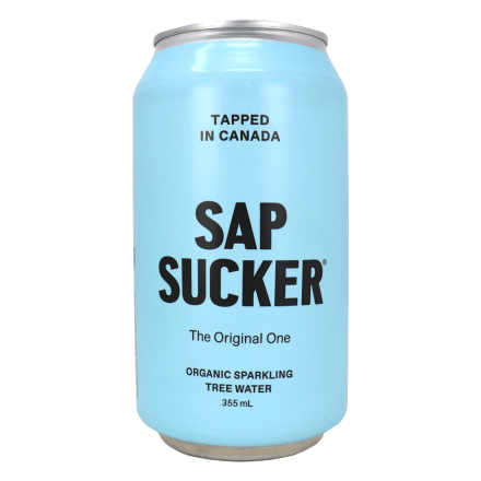 Front of Sapsucker Sparkling Tree Water The Original One