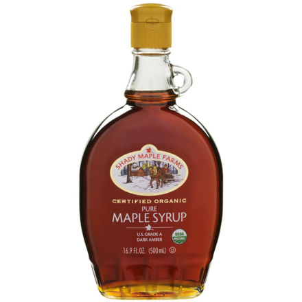 Shady Maple Farms Organic Pure Maple Syrup Grade A, 500ml