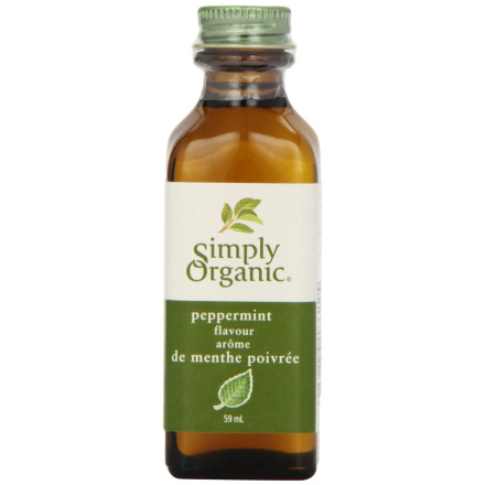 Simply Organic Peppermint Flavor, 59ml